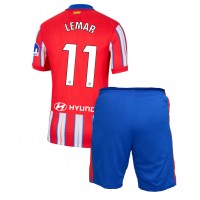 Camiseta Atletico Madrid Thomas Lemar #11 Primera Equipación Replica 2024-25 para niños mangas cortas (+ Pantalones cortos)